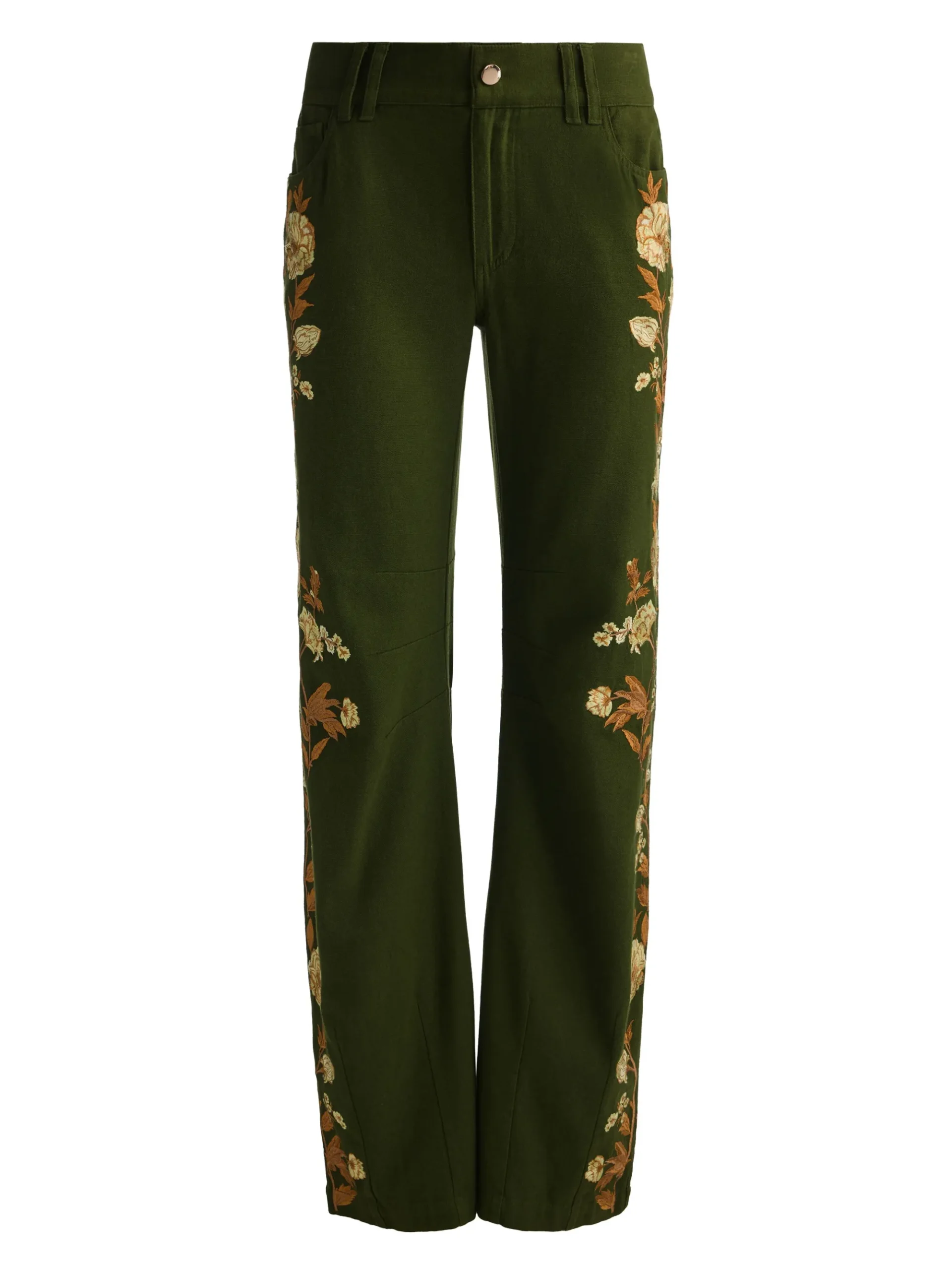 Alice and Olivia AKERS EMBROIDERED PANT