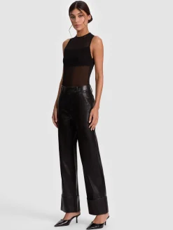 Alice and Olivia ALEXANDER VEGAN ANKLE PANT