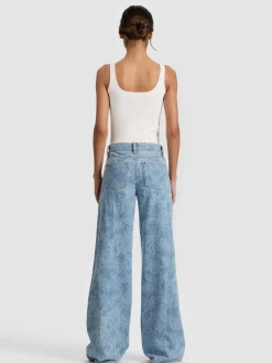 Alice and Olivia AMAZING PAISLEY JEAN