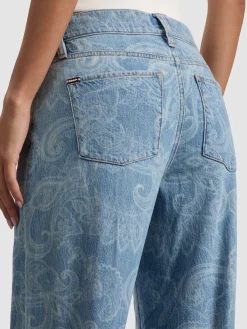 Alice and Olivia AMAZING PAISLEY JEAN