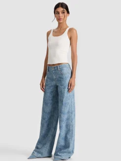 Alice and Olivia AMAZING PAISLEY JEAN