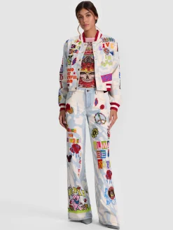 Alice and Olivia A+O X GRATEFUL DEAD AMAZING JEAN