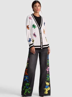 Alice and Olivia A+O X GRATEFUL DEAD BRADFORD CARDIGAN