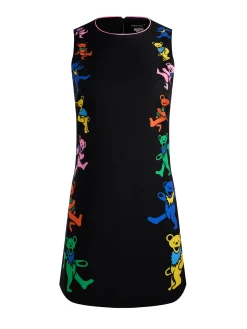 Alice and Olivia A+O X GRATEFUL DEAD CLYDE MINI DRESS
