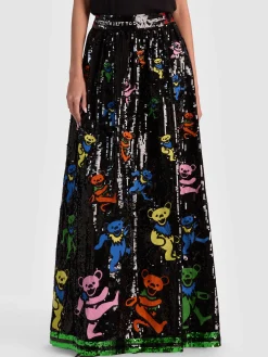 Alice and Olivia A+O X GRATEFUL DEAD TINA BALLGOWN SKIRT