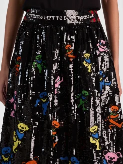 Alice and Olivia A+O X GRATEFUL DEAD TINA BALLGOWN SKIRT