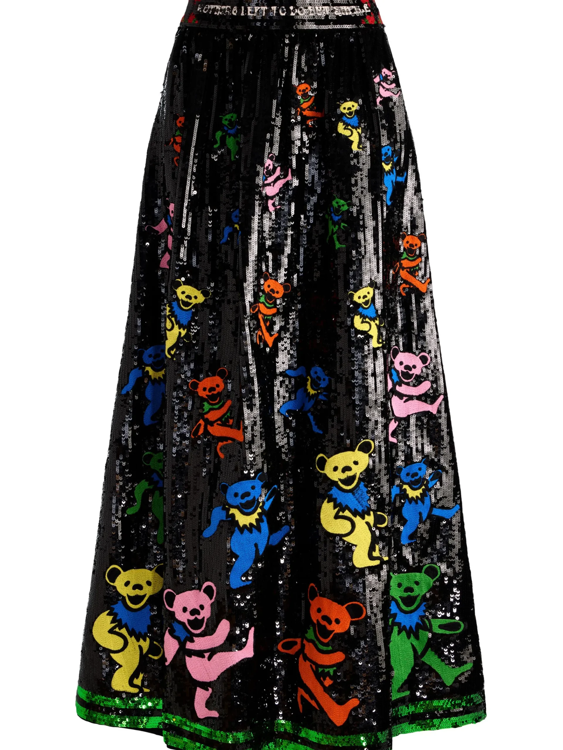 Alice and Olivia A+O X GRATEFUL DEAD TINA BALLGOWN SKIRT