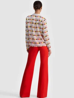 Alice and Olivia A+O X GRETCHEN ROEHRS WILLA SILK BLOUSE