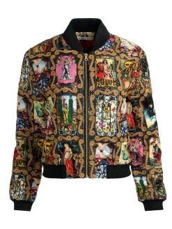 Alice and Olivia ASHER EMBELLISHED VARSITY JACKET