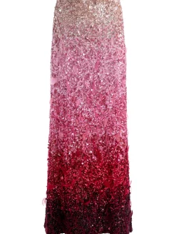 Alice and Olivia ASHTON FEATHERED SKIRT