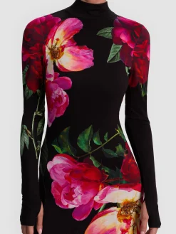 Alice and Olivia AUGUSTA OPEN BACK MAXI DRESS