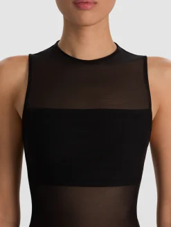 Alice and Olivia BANDEAU SLEEVELESS BODYSUIT