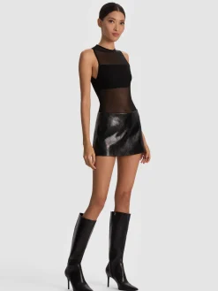 Alice and Olivia BANDEAU SLEEVELESS BODYSUIT