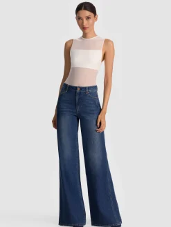 Alice and Olivia BANDEAU SLEEVELESS BODYSUIT