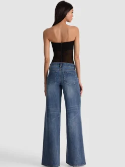 Alice and Olivia BANDEAU STRAPLESS BODYSUIT