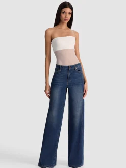 Alice and Olivia BANDEAU STRAPLESS BODYSUIT