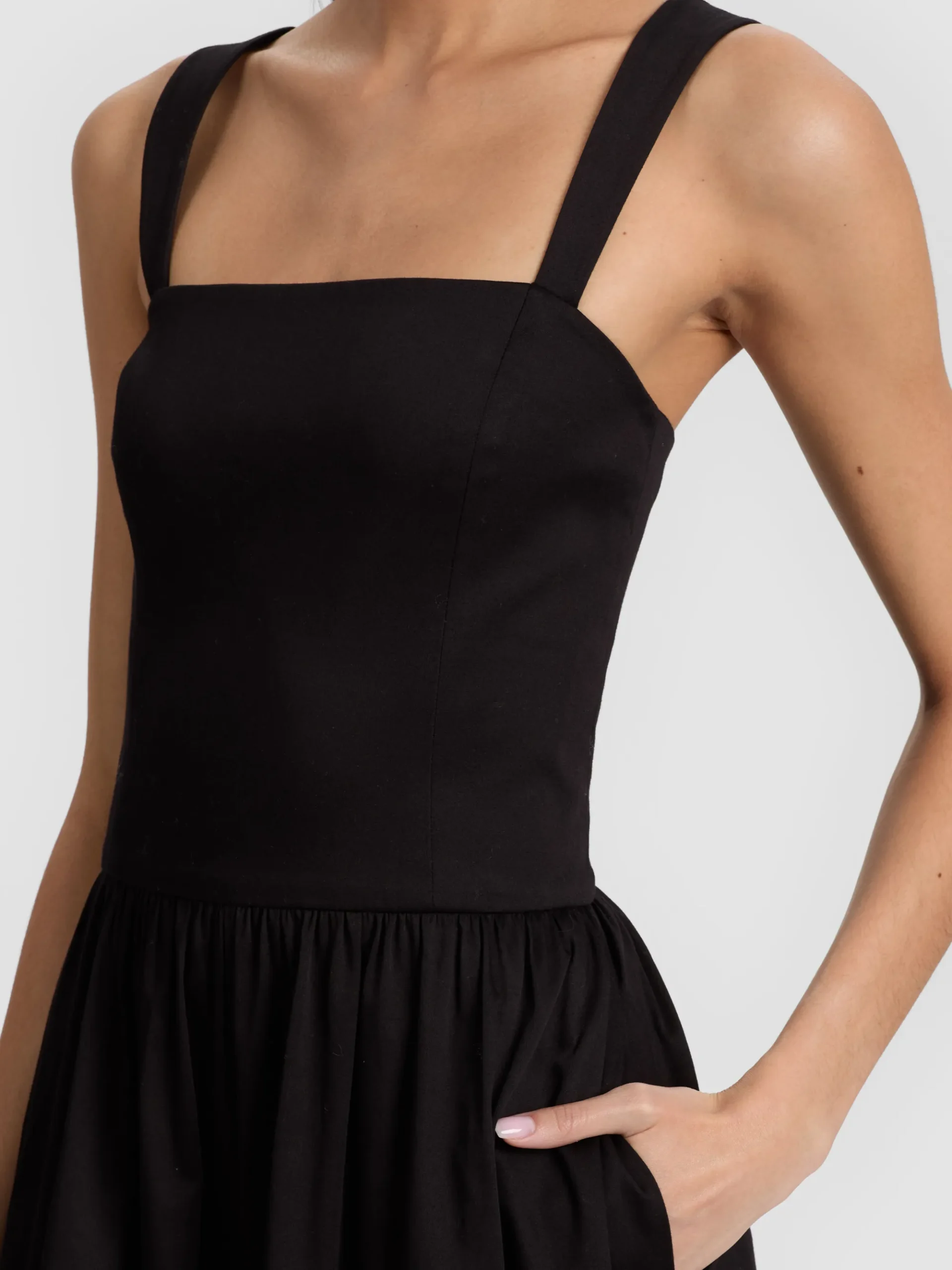 Alice and Olivia BELDEN COLORBLOCK JUMPSUIT