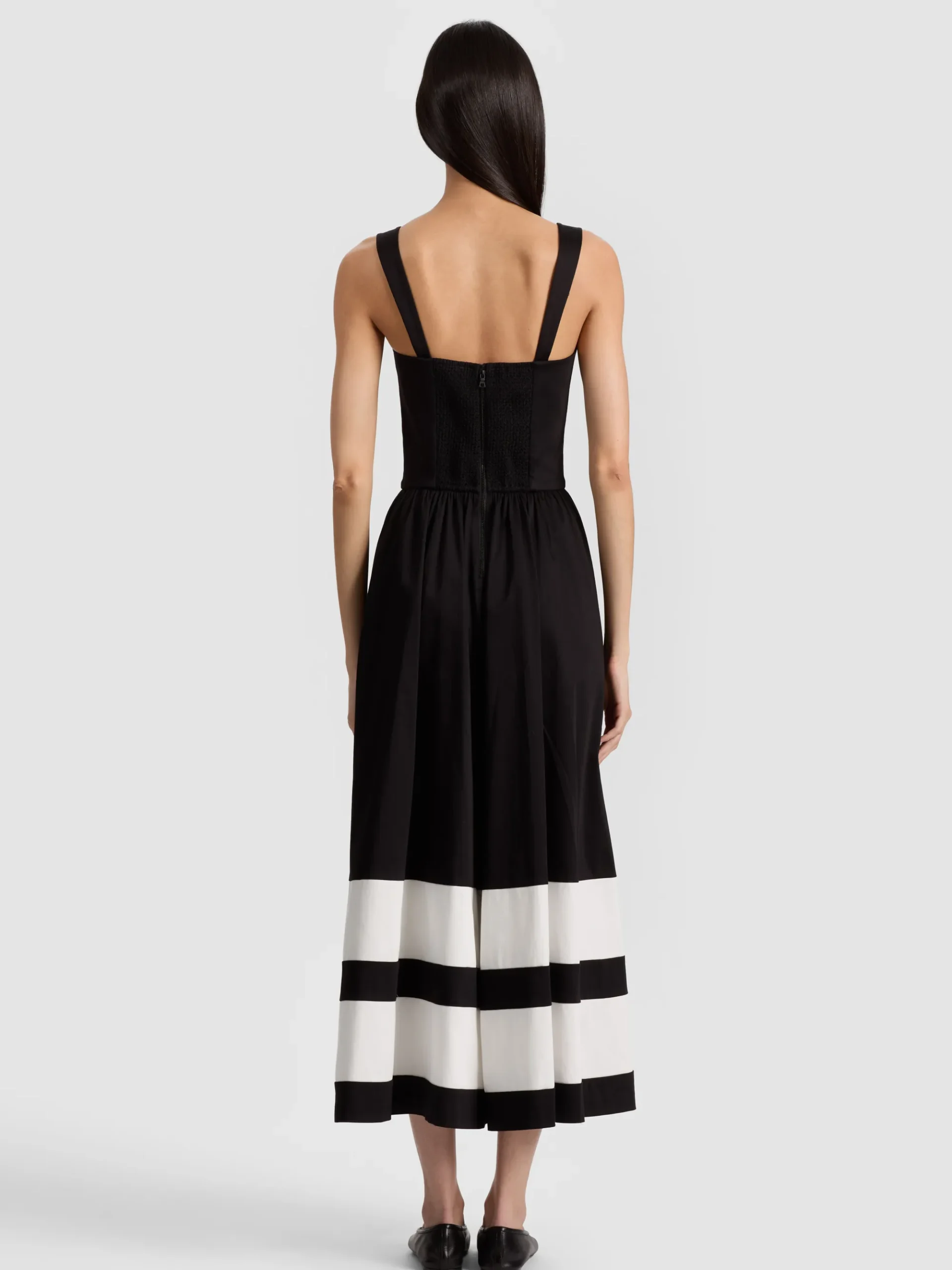 Alice and Olivia BELDEN COLORBLOCK JUMPSUIT