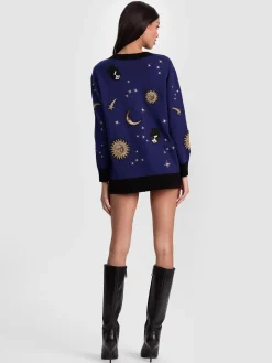Alice and Olivia BRADFORD CELESTIAL STACEFACE CARDIGAN