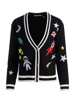 Alice and Olivia BRADLEY SPACE STACEFACE CARDIGAN