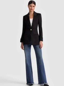 Alice and Olivia BURNS FITTED BLAZER