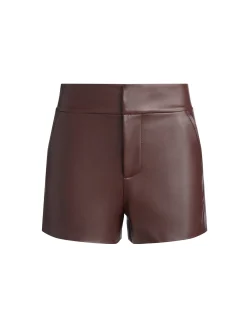 Alice and Olivia CADY LEATHER SHORT