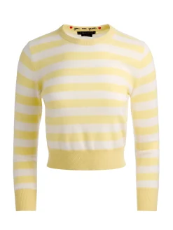 Alice and Olivia CAROLANN CASHMERE SHRUNKEN PULLOVER