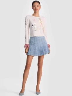 Alice and Olivia CAROLANN PULLOVER