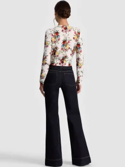 Alice and Olivia CARSON PRINTED CARDIGAN