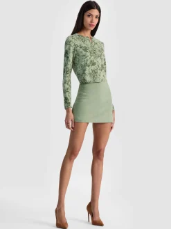 Alice and Olivia CARSON PRINTED CARDIGAN