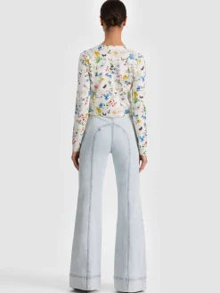 Alice and Olivia CARSON PRINTED CARDIGAN