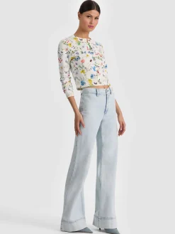 Alice and Olivia CARSON PRINTED CARDIGAN