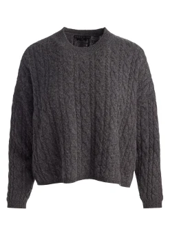 Alice and Olivia CECILIE CASHMERE CABLEKNIT PULLOVER