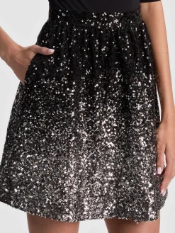 Alice and Olivia CHARA EMBELLISHED MINI DRESS