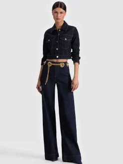 Alice and Olivia CHLOE DENIM JACKET