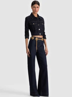 Alice and Olivia CHLOE DENIM JACKET