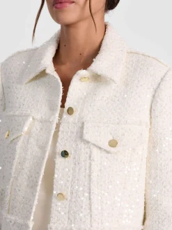 Alice and Olivia CHLOE TWEED JACKET