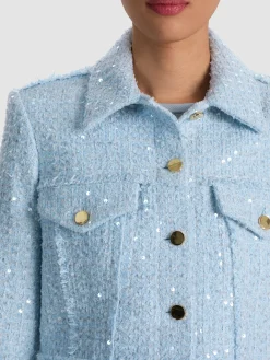 Alice and Olivia CHLOE TWEED JACKET