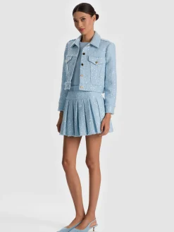 Alice and Olivia CHLOE TWEED JACKET