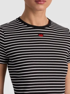 Alice and Olivia CINDY CROPPED TEE