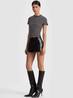 Alice and Olivia CINDY CROPPED TEE