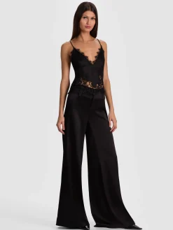 Alice and Olivia CLAUDIA LACE SLIP TOP