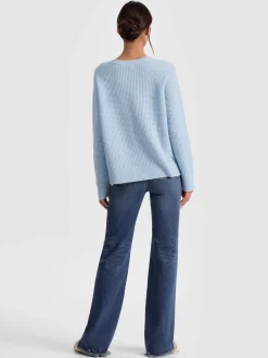 Alice and Olivia COLIN CASHMERE CREWNECK