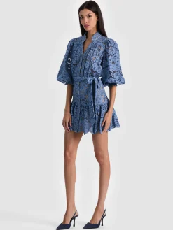 Alice and Olivia CORA MINI SHIRT DRESS