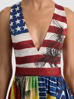 Alice and Olivia DARCIE FLARED GOWN