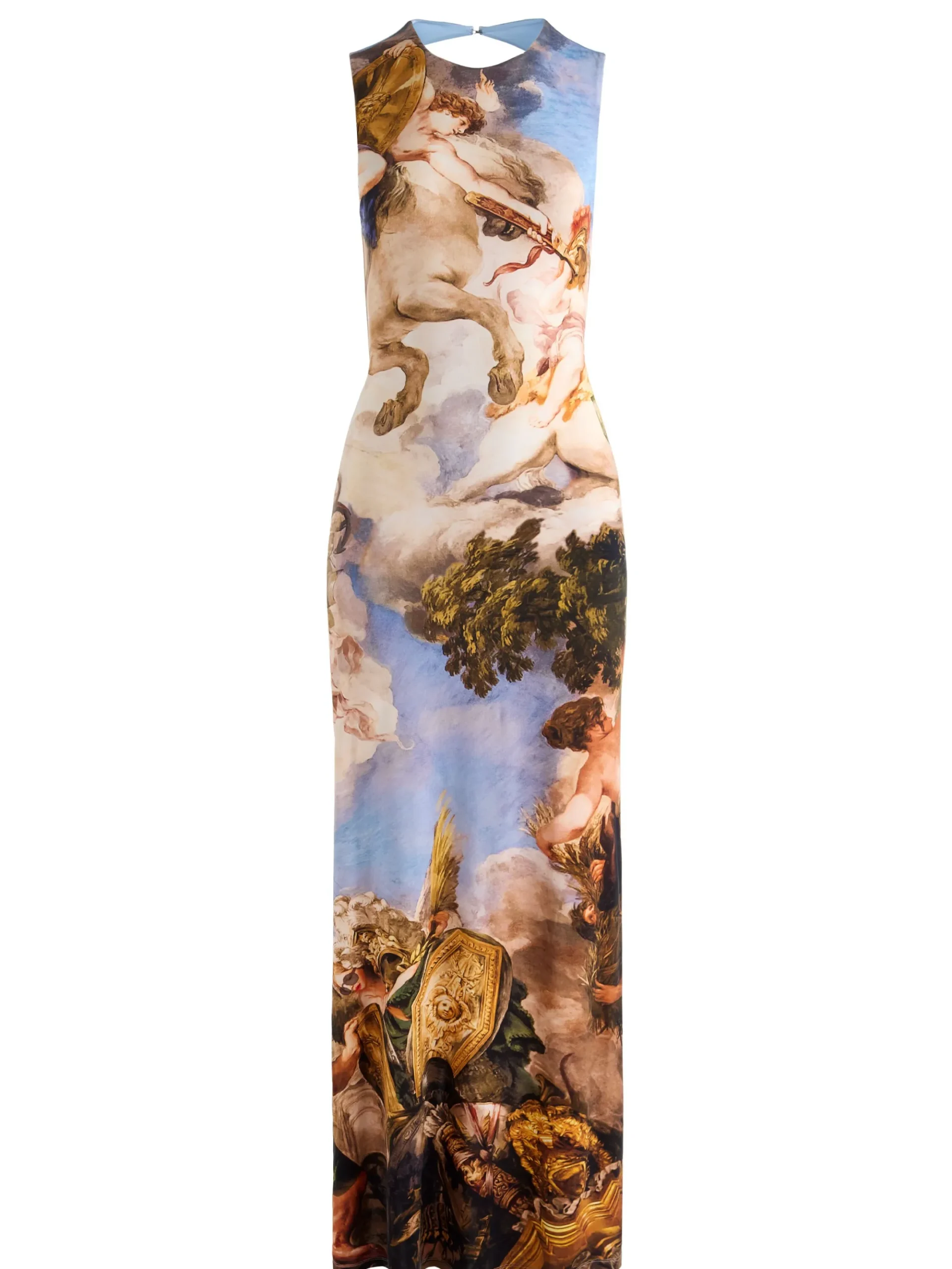 Alice and Olivia DELORA OPEN BACK MAXI DRESS