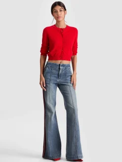 Alice and Olivia DOLLIE CASHMERE CARDIGAN