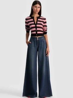 Alice and Olivia DOLLIE CASHMERE CARDIGAN