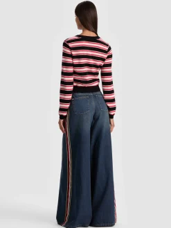 Alice and Olivia DOLLIE CASHMERE CARDIGAN