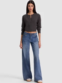 Alice and Olivia DOLLIE CASHMERE CARDIGAN